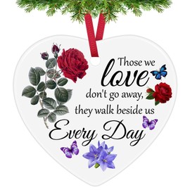 Christmas Ornaments Sympathy Grief Gift Memorial Gifts Memorial Ornament Decorations Memorial Keepsake In Memory of Family Friends Gifts Loss of Mom Dad Bereavement Gift Remembrance Keepsake Gift