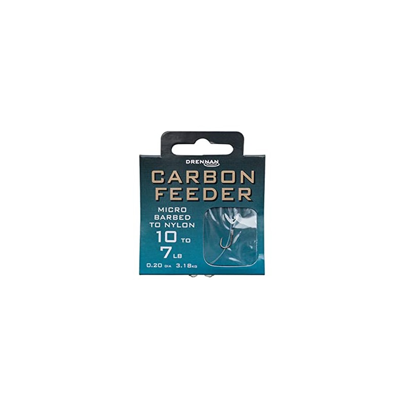 Drennan carbon feeder hooks to nylon