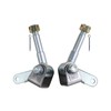 REBEKAMODS Go Kart Steering Spindle Bracket Set, Spindle Set Cart