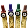 Maydahui 8 Pcs Creative Compass Short Pocket Pens Mini Fat