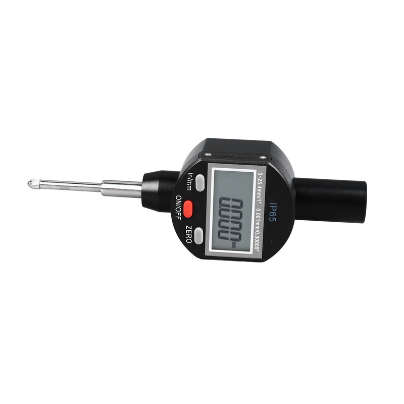 Dial Indicator Digital Display 0.00005in/0.001mm Resolution 0 to 25.4mm Range
