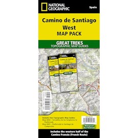 Camino de Santiago West Map [Map Pack Bunde] Map (National Geographic Trails Illustrated Map)