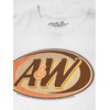 Tee Luv Men's Retro A&W Root Beer Shirt, White, S