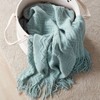 BOURINA Throw Blanket Textured Solid Soft Sofa Couch Cover Decorative