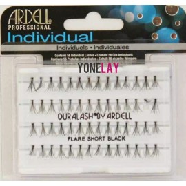ARDELL DURALASH Individual Flare SHORT Black Eyelashes
