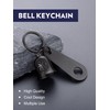 Bandmax Keyring Motorcycle Bell Stainless Steel Motorcycle Bell Keyring Viking