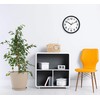 Bernhard Products Black Wall Clock, Large 13-Inch Silent Non Ticking