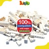 Buroku - 165-Piece White Building Set | Toy Bricks Compatible