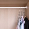 Bloberey Space Saving Hangers 6x2 Slots Metal Magic Cascading Hanger