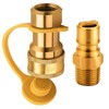 MENSI LP Natural Propane Gas 1/2" NPT Female to Quick