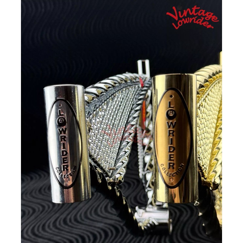 ORIGINAL LOWRIDER 20" TANK FRAME TOP/BOTTOM SQUARE TWISTED INSERTS. -