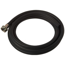 Eastman 60309, Black Rubber Washing Machine Drain Hose, 12 Ft Length, Feet, Sq