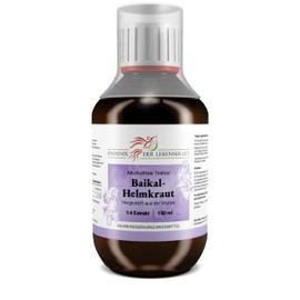 Baikal Helmkraut Syrup (Alcohol-Free) 150 ml | Scutellaria Baicalensis Drops (1:4 Extract) | Quality from Austria | Vegan Dietary Supplement without Additives | Siberian Skullwort