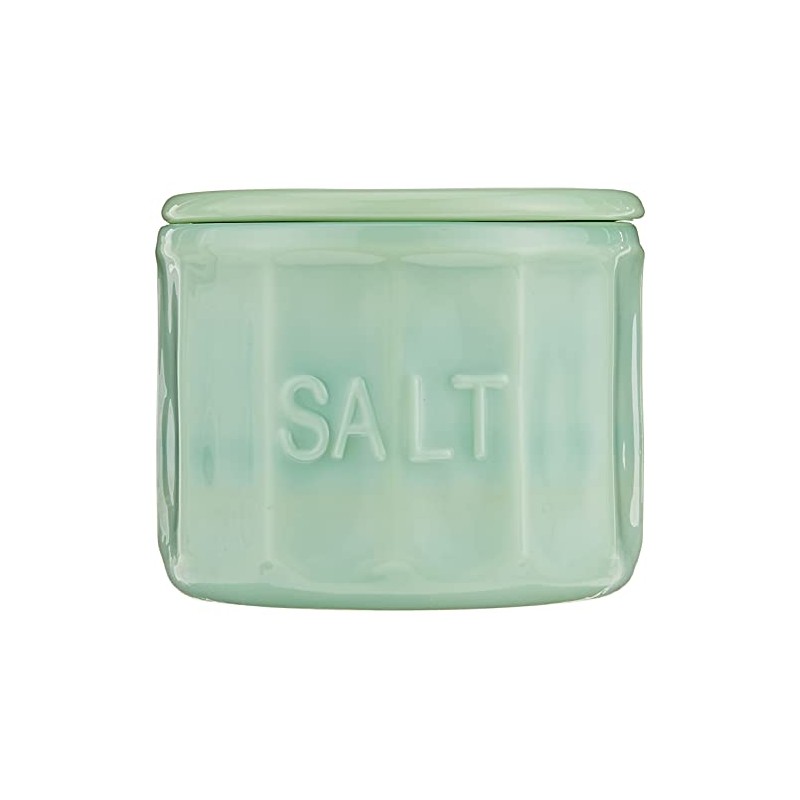 Tablecraft Salt Cellar with Lid, 3.75" x 3.75" x 3.125",