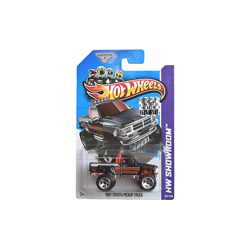 Hot Wheels 1987 Toyota Pickup Truck, [Black] Showroom 165/250
