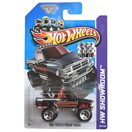 Hot Wheels 1987 Toyota Pickup Truck, [Black] Showroom 165/250