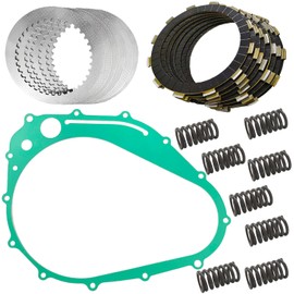 Extra Plate Friction Steel Clutch Plates & Gasket Kit Fit for Suzuki 1997-2004 Marauder 800 VZ800 OEM#21442-37401