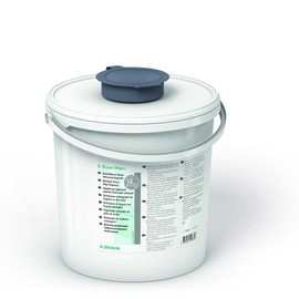 B.Braun WIPES Large Cloth Dispenser with Grey Lid without Fleece Roll