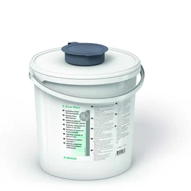 B.Braun WIPES Large Cloth Dispenser with Grey Lid without Fleece Roll