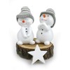 2 x Standing Garden Gnome Dwarf Girl & Boy Set
