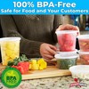 Deli Grade, BPA Free 32oz Plastic Containers with Lids, 12ct.
