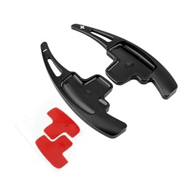 Akozon Aluminum Paddle Shifter Cover Extensions, Fit for A B E R M Class (Black)