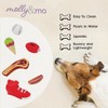 Molly & Mo Squeaky Dog Chew Toy Set (Baseball Red)
