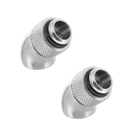 CAXUSD 2pcs Rotary Water Cooling Fitting for Water Cooling Connector High Sealing Performance for Petg and Tubing for -Term Use