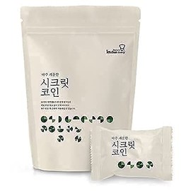 Kitchen Story Secret Coin Fresh Taste Stocks, mild spicy, Freeze-dried, Korean Broth Cube, 19 kinds of natural ingredients, 8 kinds of seafood, 11 kinds of agricultural products, 20 Packs, prebear