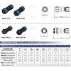 HangTon HE21 6 Pin Waterproof Connector Male Female Cable Plug