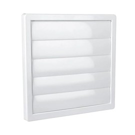 Air Vent Grille with Flaps, 170mm x 170mm, White, Extractor Fan Ventilation System