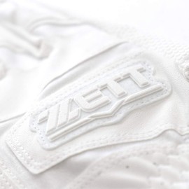 Zett High School Student Compatible Batting Gloves, For Both Hands, Bg679hs, White (1100), L (100.2 - 10.6 inches (26 - 27 cm)