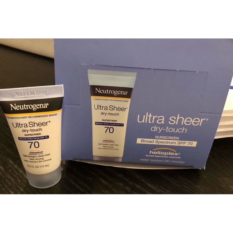 Neutrogena Sheer Ultra Dry-Touch Sunblock SPF 70 Travel Sz. .5