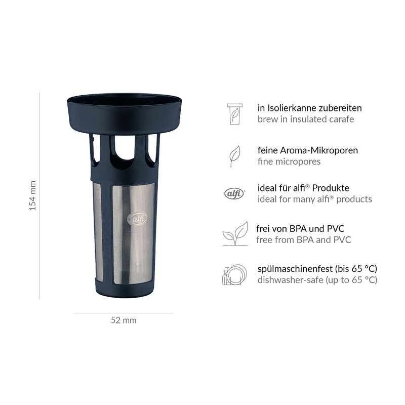 alfi 9114.000.003 tea filter Dan, plastic with stainless steel filter
