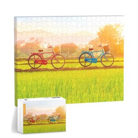 PieceRelax Canvas Wall Art Puzzles for Adults - Ken Zylla - Ballooners Rally Unique Gift & Home Décor with Plastic Jigsaw Puzzle Artwork for Living Room Bedroom [HN1299]