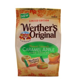 Werther's Original Limited Edition Caramel Apple Hard Candies, Individually Wrapped Pieces, 8.57 Ounces