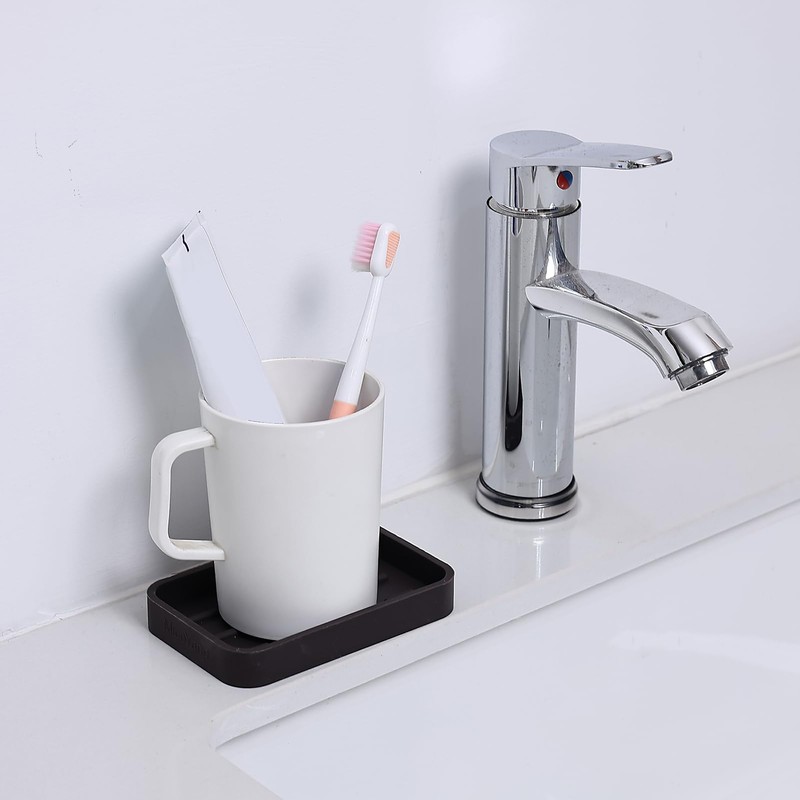 MicoYang Silicone Kitchen Sink Organizer Tray for Multiple Usage,Easy Clean
