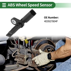 Motoforti ABS Wheel Speed Sensor Rear Right ABS Sensor Anti-lock Braking System Sensor No.4E0927804D/4E0927804A/4E0927804F for A4 A5 A6 A7 R8 Q5 S4 S5 S6 S8