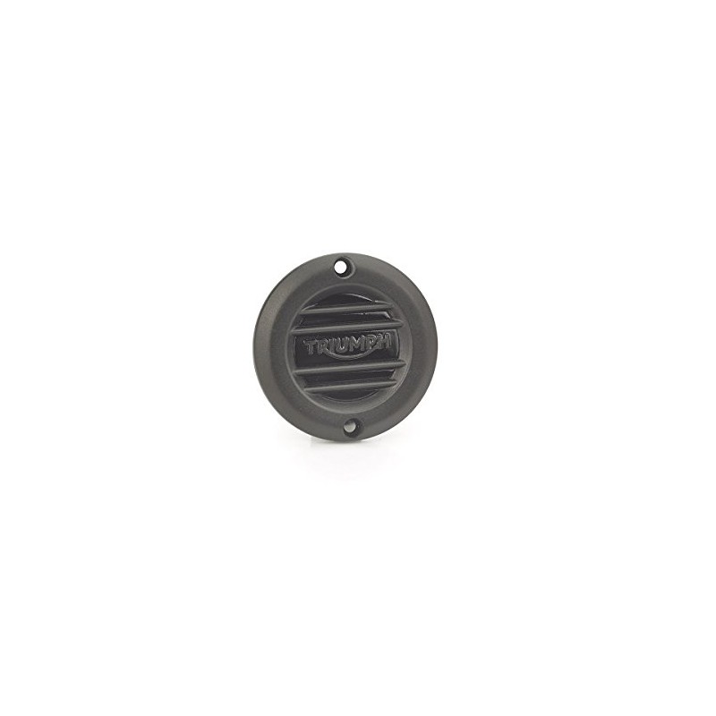 Triumph Motorcycles A9610253 Black Ribbed Clutch Cover Badge