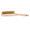 Lessmann Brass Wire Hand Brush 4 Row 107441