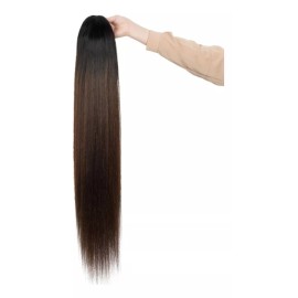 Sintético Coleta Postiza Cola De Caballo Cabello Sintético Mujer 50 Cm
