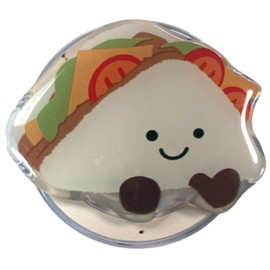 食べ物 キャラクター 磁力吸着 マグネット 折りたたみスマホグリップ ソケッツ 韓国 スマホリング リング スタンド グリップトック バンカーリング スマホ 落下防止 携帯リング グリップ ユニーク かわいい (サンドイッチ)