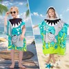 Kids Hooded Bath Towel,Poncho Towel Swimming Towel Microfibre Soft and