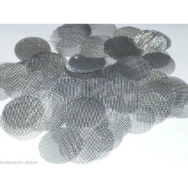 PipeScreenZ 10 Stainless Steel Pipe Screens 1/2" 12.7mm Fine Mesh MADE IN THE USA