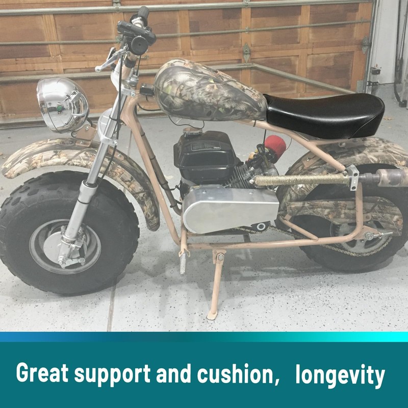 QYMOTO 15" Coleman CT200U-EX Seat, Upgraded CT200uex Minibike Powersports Seats,Replacement