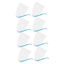 Mikinona Multipurpose Soap Net Bag Set 8pcs Drawstring Exfoliating Mesh for Face Efficient Cleansing Gentle Exfoliation