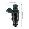 iSpchen 037906031AL Injector Nozzle Compatible with Seat Skoda VW 1.6i