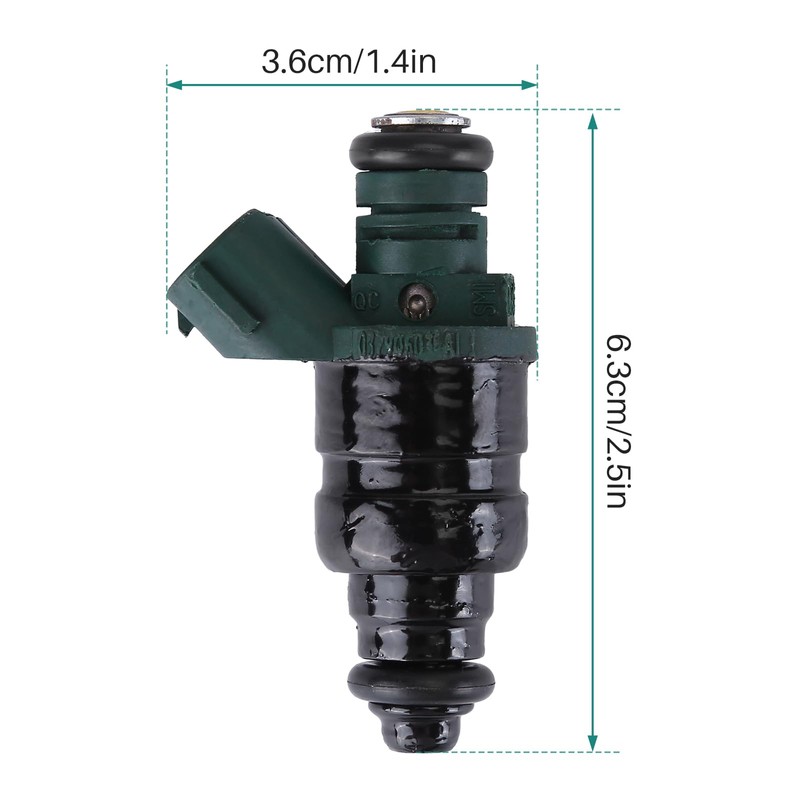 iSpchen 037906031AL Injector Nozzle Compatible with Seat Skoda VW 1.6i