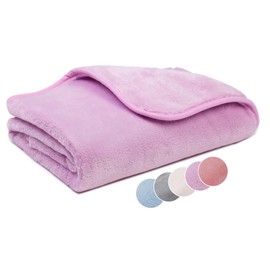 liebling Cuddly Blanket Kids Cashmere Feeling Children's Blanket 100 x 150 cm Lavender Premium Sofa Blanket Thick Warm Blanket 500 g/m²