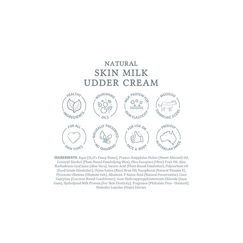 MooGoo crema para leche cutánea, 120 g
